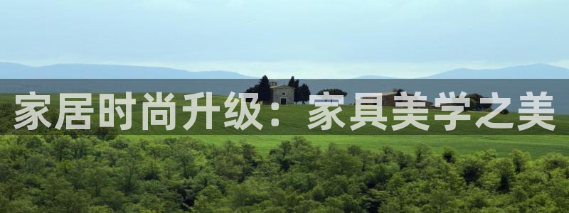 安信12负责人：家居时尚升级：家具美学之美